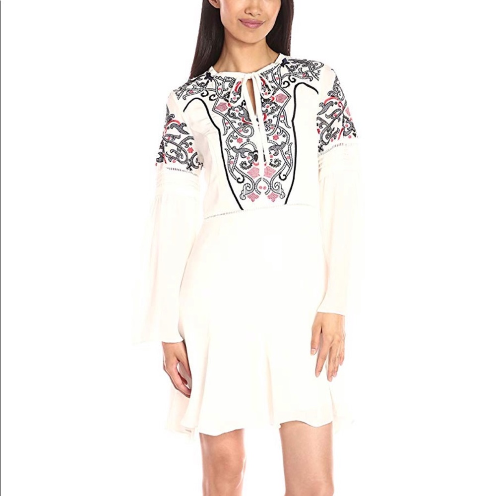 Parker Molly dress size small ivory